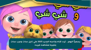 رسمياً اليوم.. تردد قناة وناسة الجديد 2025 على نايل سات وعرب سات بتجربة مشاهدة فريدة